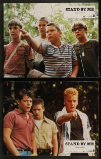 7p0048 STAND BY ME 12 French LCs 1987 Rob Reiner, River Phoenix, Corey Feldman, O'Connell, Wheaton!