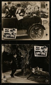 7p0019 DICK UND DOOF GANZ DOOF 4 German LCs 1963 Laurel & Hardy compilation, boxing & porridge mess!