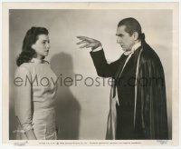 7r0031 ABBOTT & COSTELLO MEET FRANKENSTEIN 8.25x10 still 1948 c/u of Bela Lugosi hypnotizing Aubert!