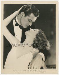 7r0035 AGE FOR LOVE 8x10.25 still 1931 best portrait of sexy Billie Dove & Charles Starrett!
