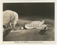 7r0038 ALIBI IKE 8x10.25 still 1935 Chicago Cubs baseball player Joe E. Brown sliding into home!