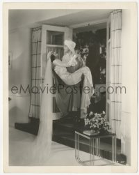 7r0067 BARBARIAN 8x10.25 still 1933 romantic image of Ramon Novarro carrying beautiful Myrna Loy!
