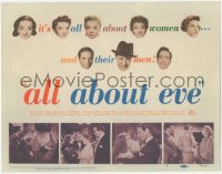 7r0644 ALL ABOUT EVE TC 1950 Marilyn Monroe shown with Bette Davis, Anne Baxter & George Sanders!