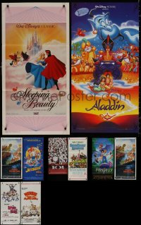 7s0260 LOT OF 10 FOLDED 1970S-90S WALT DISNEY AND OTHER ANIMATION AUSTRALIAN DAYBILLS 1970s-1990s