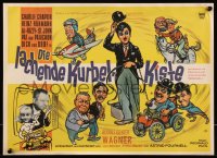 7t0005 DIE LACHENDE KURBELKISTE German 13x18 1970s different art of Charlie Chaplin, more!