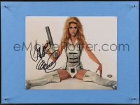 7w0010 JANE FONDA signed color 8x10 REPRO photo in 11x15 display 2000s ready to frame & display!
