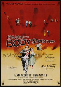 7w0046 KEVIN MCCARTHY signed 24x36 English commercial poster 1996 Invasion of the Body Snatchers!