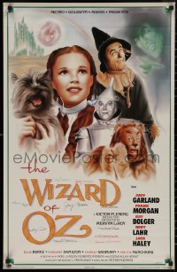 7w0043 WIZARD OF OZ signed #235/1000 22x34 Canadian commercial poster 1996 by NINE cast members!
