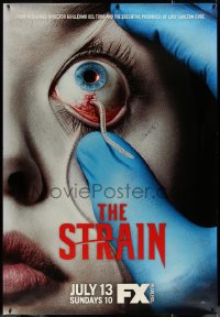 7w0029 STRAIN signed DS 48x70 TV poster 2016 by director Guillermo del Toro, gruesome image!