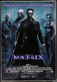 7x0206 MATRIX DS bus stop 1999 Keanu Reeves, Carrie-Anne Moss, Laurence Fishburne, Wachowskis!
