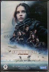 7x0315 ROGUE ONE group of 5 teaser DS French 1ps 2016 A Star Wars Story, Felicity Jones, montage!