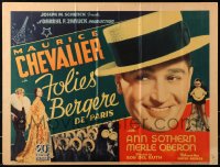 7x0019 FOLIES-BERGERE 1/2sh 1935 Maurice Chevalier, sexy Ann Sothern & Merle Oberon, ultra-rare!