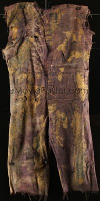 7x0076 WATERWORLD costume 1995 jumpsuit with goggles, wrist guard and harness worn by the smokers!