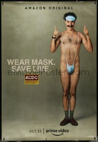 7x0186 BORAT SUBSEQUENT MOVIEFILM DS tv poster 2020 wear mask, save life, outrageous image!
