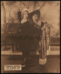 7y0010 IT'S A GREAT LIFE jumbo LC 1929 great image of the Duncan sisters Rosetta & Vivian!