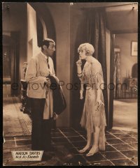 7y0012 NOT SO DUMB jumbo LC 1930 full-length Marion Davies shushing man, George S. Kaufman, rare!