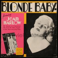 7y0043 THREE WISE GIRLS trade ad 1932 Blonde Baby Jean Harlow, the siren of Hell's Angels!