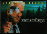 7y0063 CAMOUFLAGE promo brochure 2001 great images of private investigator Leslie Nielsen!