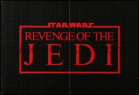 7y0068 RETURN OF THE JEDI promo brochure 1983 Revenge of the Jedi, 6th Anniversary of Star Wars!