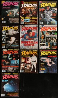 7z0479 LOT OF 10 STARLOG #16-25 MAGAZINES 1978-1979 filled with great sci-fi images & articles!