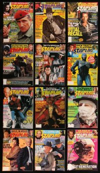 7z0477 LOT OF 12 STARLOG #148-159 MAGAZINES 1989-1990 filled with great sci-fi images & articles!