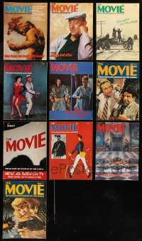 7z0502 LOT OF 10 MOVIE ENGLISH MOVIE MAGAZINES 1979-1982 filled with great images & articles!
