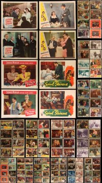 7z0355 LOT OF 120 1940S LOBBY CARDS 1940s incomplete sets from a variety of different movies!