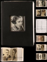 7z0224 LOT OF 1 5X7 FAN PHOTO ALBUM 1920s-1930s with 97 portraits of leading & supporting stars!