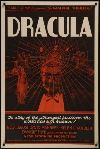 8a0057 DRACULA S2 poster 1999 Tod Browning, most classic vampire Bela Lugosi, best horror!