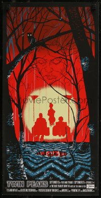8a0043 TWIN PEAKS #51/100 12x24 art print 2011 art by Timothy Doyle, creepy & different!