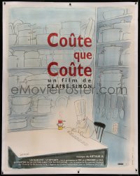8c0076 AT ALL COSTS linen French 1p 1996 Sempe art of chef preparing delicious food, ultra rare!