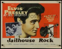 8d0030 JAILHOUSE ROCK style B 1/2sh 1957 classic art of Elvis Presley by Bradshaw Crandell!