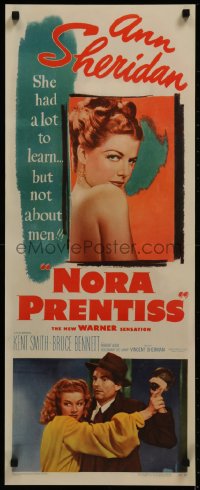 8d0025 NORA PRENTISS insert 1947 sexy Ann Sheridan had a lot to learn, but not about men!