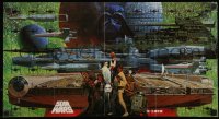 8d0159 STAR WARS 2-sided 11x21 Japanese special poster 1978 Town Mook, Noriyoshi Ohrai art + 2001!