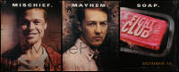 8d0007 FIGHT CLUB vinyl banner 1999 Edward Norton, Brad Pitt & bar of soap, mischief & mayhem!