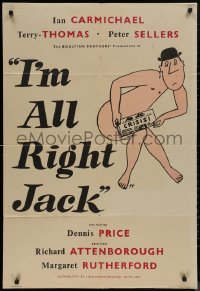 8f0014 I'M ALL RIGHT JACK English 1sh 1959 Boulting brothers, everybody loves Peter Sellers, English!