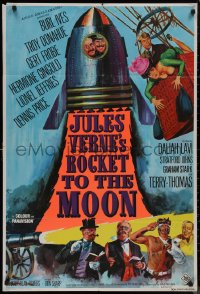 8f0030 ROCKET TO THE MOON English 1sh 1967 Troy Donahue on a Rocket to the Moon!
