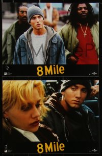 8f0053 8 MILE 12 French LCs 2002 Eminem, Brittany Murphy, directed by Curtis Hanson, Detroit, music!