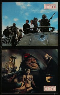 8f0042 RETURN OF THE JEDI 22 French LCs 1983 Luke, Leia, Han, Chewbacca, Darth Vader, Lando!