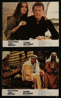 8f0071 SPY WHO LOVED ME 12 style B French LCs 1977 Barbara Bach, Munro, Roger Moore as James Bond!