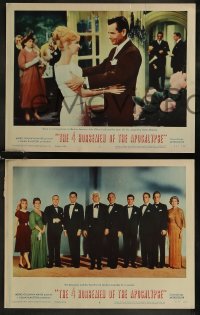 8g0565 4 HORSEMEN OF THE APOCALYPSE 8 LCs 1961 Glenn Ford, Ingrid Thulin, Charles Boyer!