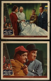 8g0919 ABBOTT & COSTELLO MEET THE INVISIBLE MAN 5 LCs 1951 great images of Bud & Lou + Adele Jurgens!
