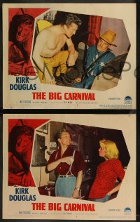 8g1032 ACE IN THE HOLE 3 LCs 1951 Billy Wilder classic, Kirk Douglas, Jan Sterling, The Big Carnival!