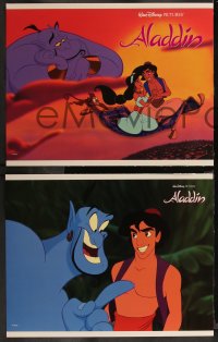 8g0573 ALADDIN 8 LCs 1992 classic Disney Arabian cartoon, great images of Prince Ali & Jasmine!