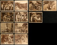 8h0162 LOT OF 11 MASKED RIDER SERIAL LOBBY CARDS 1919 great scenes from the silent western!