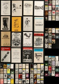 8h0411 LOT OF 109 NON-BROADWAY PLAYBILLS 1960s-1980s from a variety of different stage shows!