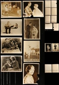 8h0337 LOT OF 10 SILENT 8X10 STILLS 1920s great movie scenes from a century ago!