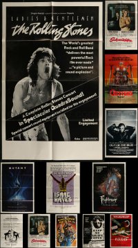 8h0068 LOT OF 18 FOLDED ONE-SHEETS 1970s-1980s great images from a variety of different movies!