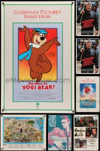 8h0514 LOT OF 11 UNFOLDED MISCELLANEOUS POSTERS 1980s a variety of cool images!