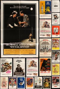 8h0051 LOT OF 30 FOLDED 1960s AND 1970s ONE-SHEETS 1960s-1970s great images from a variety of different movies!